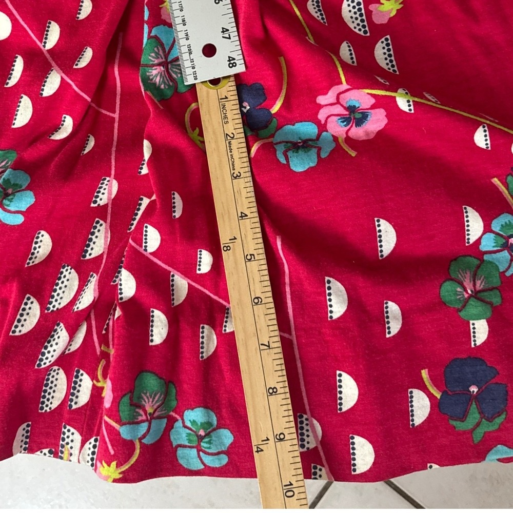 Vintage St Gillian Kay Unger Pink Floral Maxi Dress ILGWU 70s Long Sleeve Size 6 - Picture 12 of 12